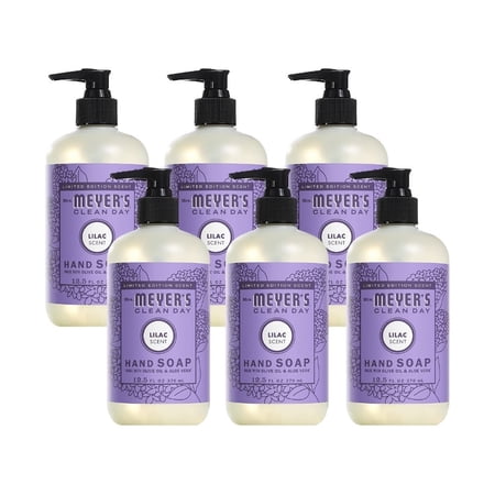 Mrs. Meyer's Liquid Hand Soap Lilac, 12.5 OZ (6 Pack)