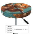 thumbnail image 4 of Susaid Strong Kitten Lifting Weights Print Elastic Bar Stool Cover Personalized Washable Stool Cover for Barbershop Home Bar Kitchen-13 inch, 4 of 7