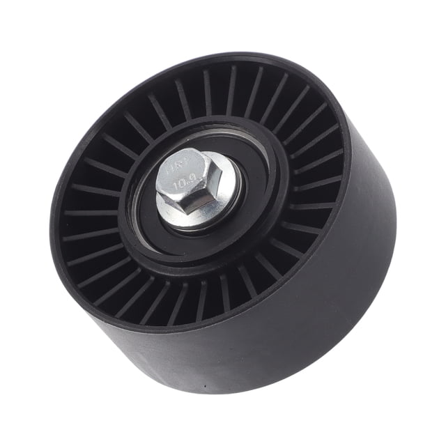 Polea tensora del cinturón serpentino Unique Bargains para BMW 335 2007-2013 con arandela de tornillo No.11287556251/5320515100/11287542887 Negro 1 Pcs