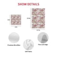 thumbnail image 7 of Light Pink Spring Floral Kitchen Dish Towels for Drying Dishes Set of 3, Vintage Summer Botanical Waffle Weave Microfiber Hand Tea Bathroom Towels Quick Dry & Absorbent Towel 12x12, 7 of 7