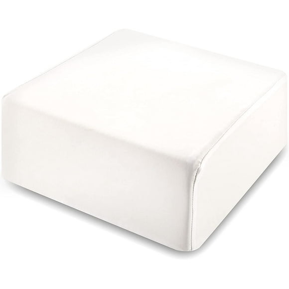 AIR-Cube Memory Foam Pillow (14"x14"x5\u201c Large Cube), Side Sleeper Pillows, Cervical Neck Pillow for Travel, Soft but Spportive Bed Pillow for Neck and Shouder Pain Relief, White