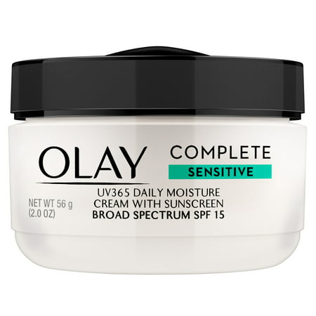 Olay Complete Cream Moisturizer with SPF 15 Sensitive Skin, 2.0 (Best Skin Treatment For Dry Skin)