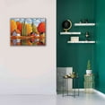 thumbnail image 6 of Epic Graffiti 'Fall Water Cabin Reflections' by Cathy Horvath-Buchanan, Canvas Wall Art, 34"x26", 6 of 8