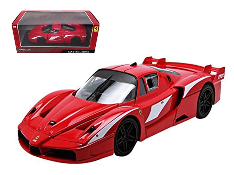 Ferrari Fxx Evoluzione Red 1 18 Diecast Model Car By Hotwheels Walmart Com Walmart Com
