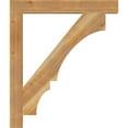 thumbnail image 3 of Ekena Millwork 4"W x 34"D x 40"H Balboa Block Rough Sawn Bracket, Western Red Cedar, 3 of 4