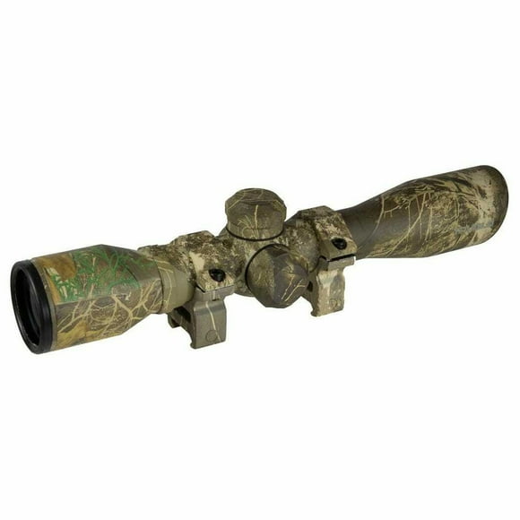TruGlo Crossbow 4 x 32 Compact Illuminated Crossbow Scope with Rings