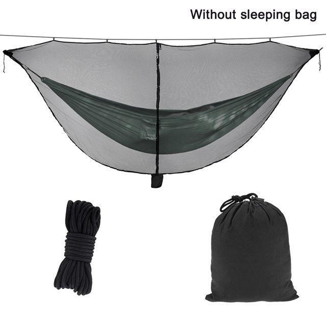 Hammock Mosquito Net Separated Mosquito Cover Hammock Camping Mosquito Net, Polyester Net for 360 Degree Protection, Double Sided Zip for Easy Access Contains No Hammock