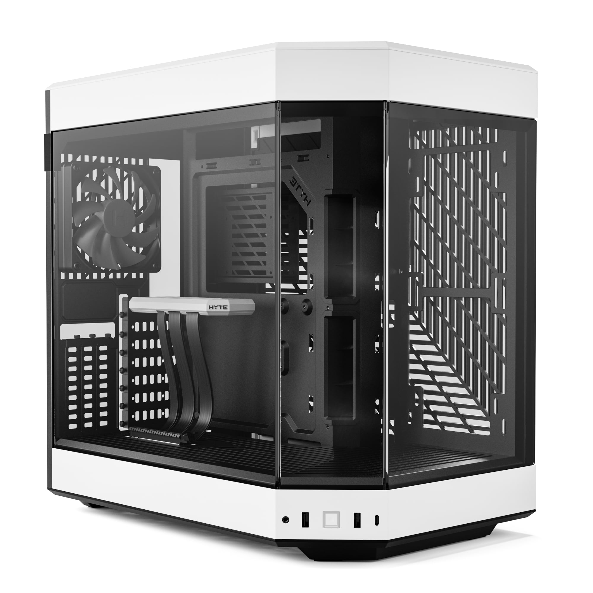 HYTE Y60 Premium ATX Mid Tower Chassis - White - Walmart.com