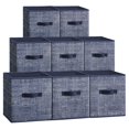 thumbnail image 1 of Storage Cubes SONGMICS, tela no tejida azul brumoso, paquete de 8, 1 of 7