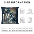 thumbnail image 6 of nygtbtfer Pillow Cover - Statue of Liberty and American Flag Design, Cushion Case, Decor for Home and Outdoor Celebrations, 6 of 6