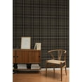 thumbnail image 2 of NextWall Coffee Altarinda Plaid Peel and Stick Wallpaper - 20.9 in. W. x 18 ft. L. Roll, 2 of 7