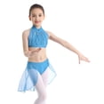 thumbnail image 1 of iEFiEL Girls Sleeveless Crop Top with Bottoms Set for Celebration of Spirit Praise Lyrical Dance, 1 of 7