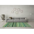 thumbnail image 3 of Ahgly Company Indoor Rectangle Oriental Light Blue Modern Area Rugs, 4' x 6', 3 of 4