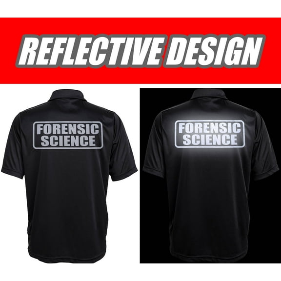 Forensic Science Technician Polo REFLECTIVE design, Performance Polo