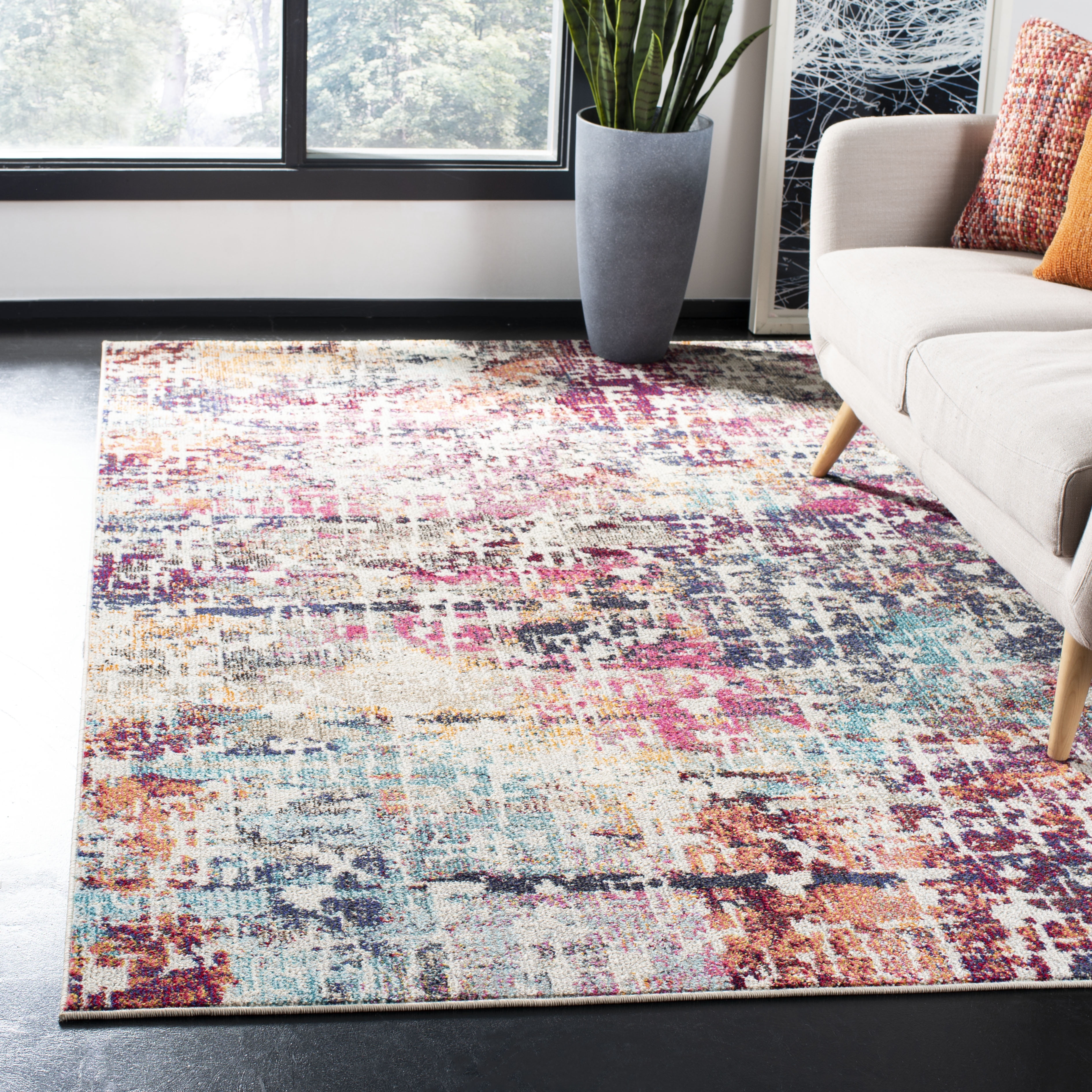 Safavieh Madison Joella Vintage Abstract Area Rug or Runner Walmart