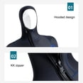 thumbnail image 4 of Hugtrwg Trajes Neopreno Traje Buceo Unisex Elástico Accesorios para Exteriores (4XL), 4 of 9
