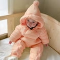 thumbnail image 5 of ZyeKqe Baby Girl Boy Snowsuit Unisex Winter Warm Jumpsuit Zipper up Romper Infant Toddler Jumpsuits, 5 of 6