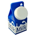 thumbnail image 1 of Porte-Clés Créatif Été Simulation Intéressante Mini Boîte à Lait de Vache (Bleu), 1 of 7
