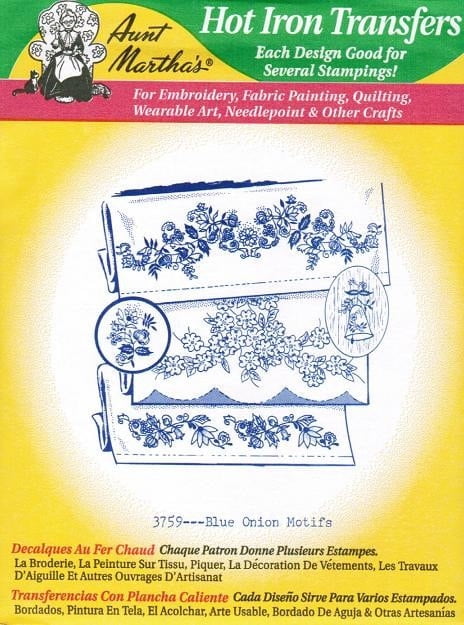 Set of 3 Farm Theme Motifs Aunt Martha/'s Embroidery Transfers