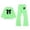 j101-Green, variant on LIIPEE Girls Casual Outfits 2 Piece Bowknot Print Long Sleeve Sweatshirts Flared Pants Kids Autumn Cute Comfortable Everyday Outfit Sets,9-10 Years