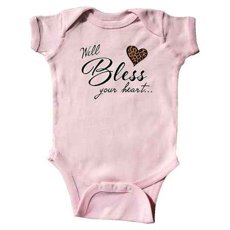 

Inktastic Well Bless your Heart with Leopard Print Gift Baby Boy or Baby Girl Bodysuit