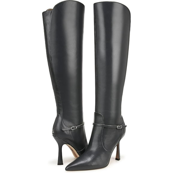 Sam Edelman Women's Elia Pointed Toe Knee High Boot Iron Smoke 5.5M