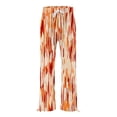 thumbnail image 4 of Lroveb Wide Leg Linen Pants for Women Boho Palazzo Cotton Casual Loose Comfy Work With Long Flowy Summer Pants, 4 of 5