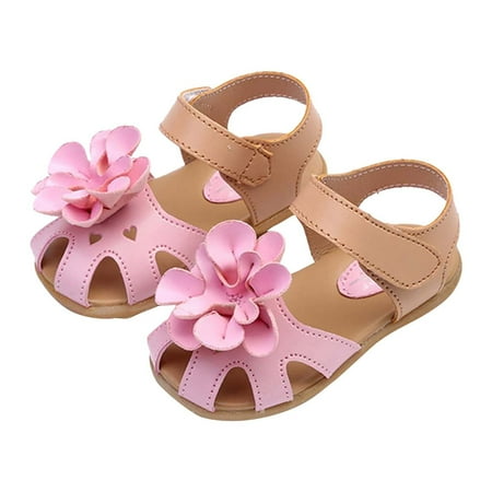 

Binmer Baby Girls Boys Children S Beach Shoes Soft Sole Toe Crash Sandals Roman Sandals