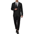 thumbnail image 2 of INSPIRE CHIC Men's Coat Slim Fit Blazer Single Breasted One Button Formal Coat S Black, 2 of 7