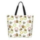 thumbnail image 1 of Easygdp Donut Sloth Bolsas Tote para Mujer, Bolsos de Hombro para Viaje, Bolsos de Mano de Gran Capacidad para Compras y Trabajo, 1 of 8