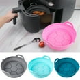 thumbnail image 1 of YAOMOBB Plateau de Rôtissage Doublure de Friteuse en Silicone Résistance aux Hautes Températures Moule de Cuisson avec Bonne Flexibilité pour Rôtir, 1 of 7