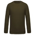 thumbnail image 1 of Kariban Mens Organic Cotton Crew Neck Raglan Sweatshirt, 1 of 2