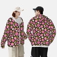 thumbnail image 6 of Kdxio Strawberry Print Women Men Sun Protection UPF 50+ Jackets Zip Up Long Sleeve Hoodie Hiking Lightweight with Pockets, 6 of 8
