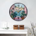 thumbnail image 2 of Yayeee Wall Clock Battery Operated 9.5" Silent Quartz Non-Ticking for Living Room Decor, Sea Boat, 2 of 8