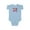 Light Blue, variant on Elliot OH SNAP! Infant Fine Jersey Bodysuit (White, 6M)
