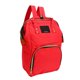 thumbnail image 3 of Mochila de viaje de tela Oxford con apertura recta, bolsillo frontal de alta capacidad, mochila básica para hombres y mujeres, color rojo, 3 of 10