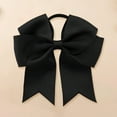 thumbnail image 3 of Ribbon Satin Fishtail Bow Hair Ties and Headbands Elegant Hair Accessories for Girls Party Wear,Black,One Size, 3 of 5