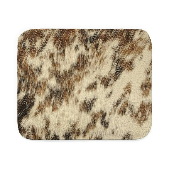 CafePress - Bohemian Southwestern Tribal Cowhide Sherpa Fleece - Sherpa Fleece Throw Blanket 60" x 50"