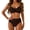 01-Coffee, variant on Women's 2026 Halter Two Piece Bikini Set V Neck Beachwear High Waisted Swimsuit with Tummy Control, Flattering Beachwear for Summer Vacation