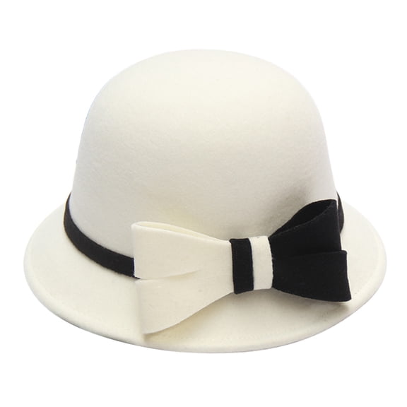 Bucket Hat Autumn And Bow Knot Round Top Casual Fisherman's Basin Small Bowler Fashion Wide Brim Sun Hat