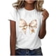 thumbnail image 4 of Blusas de Manga Corta para las Mujeres Divertida Impresión Cuello Redondo Camiseta Vintage, Blusas de Primavera para las Mujeres, 4 of 4