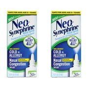 Neo-Synephrine Cold and Allergy Nasal Spray Mild Formula, 0.5 fl oz (2 Pack)