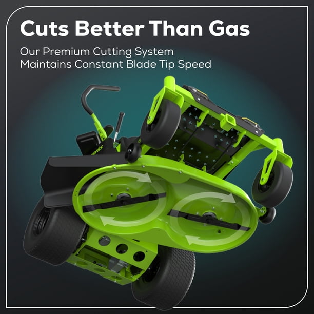 Greenworks 60V 42” Cordless Battery Crossover-Z Zero Turn Riding