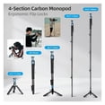 thumbnail image 6 of Sirui P-424FL 4-Section Carbon Fiber Monopod, 6 of 7
