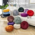 thumbnail image 5 of SHANNA Round Velvet Seat Cushion Pleated Pumpkin Floor Throw Pillow 14''x14'' Soft Decorative for Bed Sofa Couch Car Seat, Light Green, 5 of 5