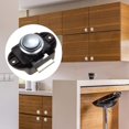 thumbnail image 4 of Push Button Locks, Cabinet Drawer Latches And Latches Keyless Door Cabinet Lock Knob,brown(1pcs), 4 of 5