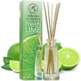 thumbnail image 2 of Lime Reed Diffuser 100ml - Scented Reed Diffuser - Gift Set w/ 10 Bamboo Sticks - Best for Aromatherapy - SPA - Home - Office - Fitness Club, 2 of 8