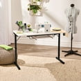 thumbnail image 3 of Rollaway II Portable Folding Sewing Table Black / White, 3 of 13