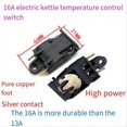 thumbnail image 2 of Electric Kettle Steam Pressure Jump Switch 16A Kettle Power Switch, 2 of 5