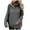 Gray, variant on Brilliant Sweaters for Women Plus Size Women's Oversized Casual Solid Color Thick Long Sleeve TurtleNeck Sweater Loose Knitwear Jumper Tops Lightweight Mid Length Gray L